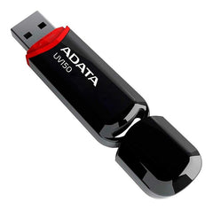 Memoria Flash Adata Uv150 128g Usb 3.2 Negro (Auv150-128g-Rbk)