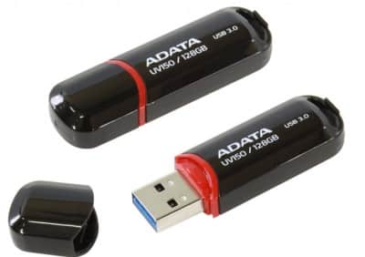 Memoria Flash Adata Uv150 128g Usb 3.2 Negro (Auv150-128g-Rbk)