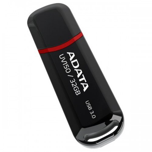 Memoria Flash Adata Uv150 32gb Usb 3.1 Negro (Auv150-32g-Rbk)