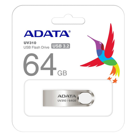 Memoria Flash Adata Uv210 64gb Usb 2.0 Dorado Metálico Auv210-64g-Rgd
