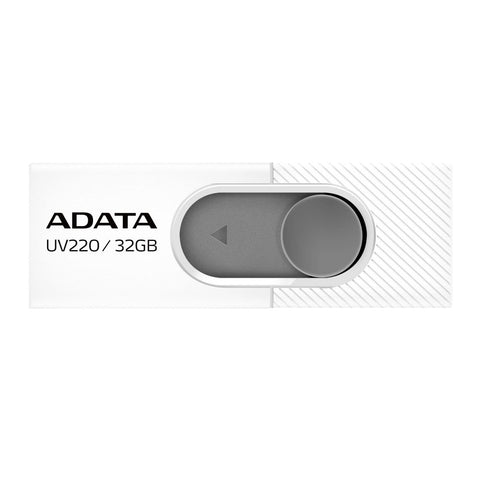 Memoria Flash Adata Uv220 32Gb Usb 2.0 Blanco/Gris (Auv220-32G-Rwhgy)