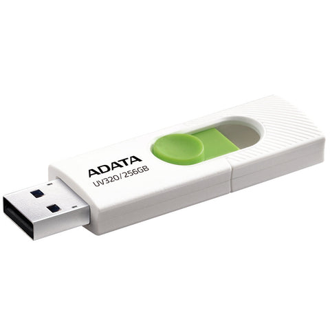 Memoria Flash Adata Uv320 256Gb Usb3.2 White-Green (Auv320-256G-Rwhgn)