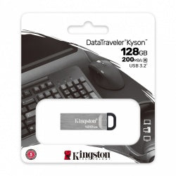 Memoria Flash Kingston 128gb Gen 3.2 Gen 1 Metalica (Dtkn/128gb)