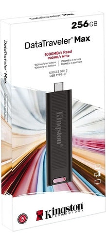 Memoria Flash Kingston 256gb Gen 2 3.2 Data Traveler Max (Dtmax/256gb)