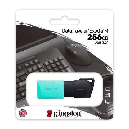 Memoria Flash Kingston 256gb Usb 3.2 Gen 1 Exodia M(Dtxm/256gb)