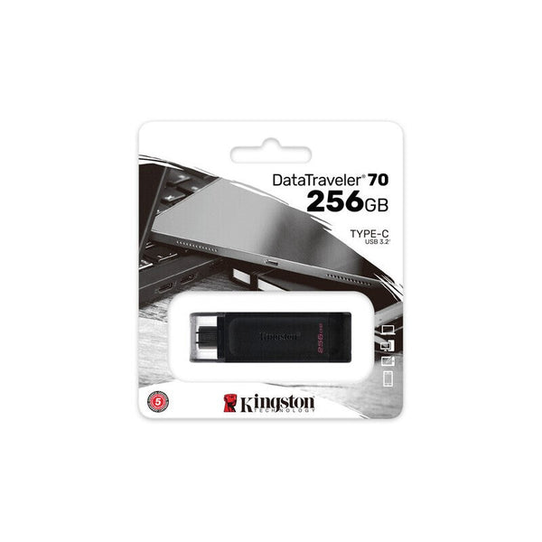 Memoria Flash Kingston 256gb Usb-C 3.2 Gen 1 (Dt70/256gb)