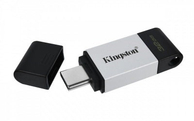 Memoria Flash Kingston 32 Gb Usb-C 3.2 Gen 1 (Dt80/32gb)