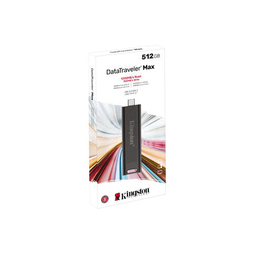 Memoria Flash Kingston 512gb Gen 2 3.2 Data Traveler Max (Dtmax/512gb)