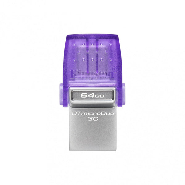 Memoria Flash Kingston 64gb Microduo 3c Usb Type A-C (Dtduo3cg3/64gb)