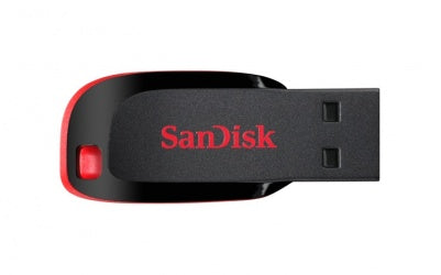 Memoria Flash Sandisk Cruzer Blade 128gb Negro 2.0 (Sdcz50-128g-B35)