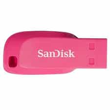Memoria Flash Sandisk Cruzer Blade 16gb Rosa 2.0 (Sdcz50c-016g-B35pe)