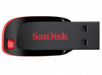 Memoria Flash Sandisk Cruzer Blade 64gb Negro 2.0 (Sdcz50-064g-B35)