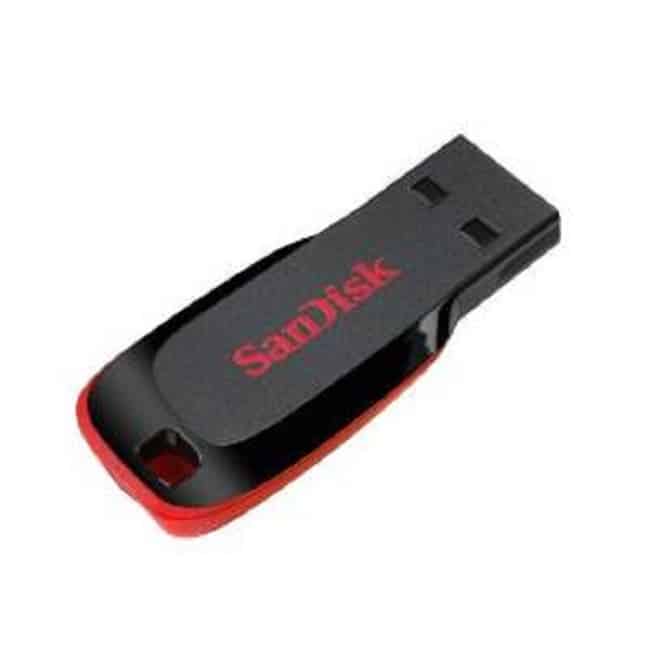 Memoria Flash Sandisk Cruzer Blade 64gb Negro 2.0 (Sdcz50-064g-B35)