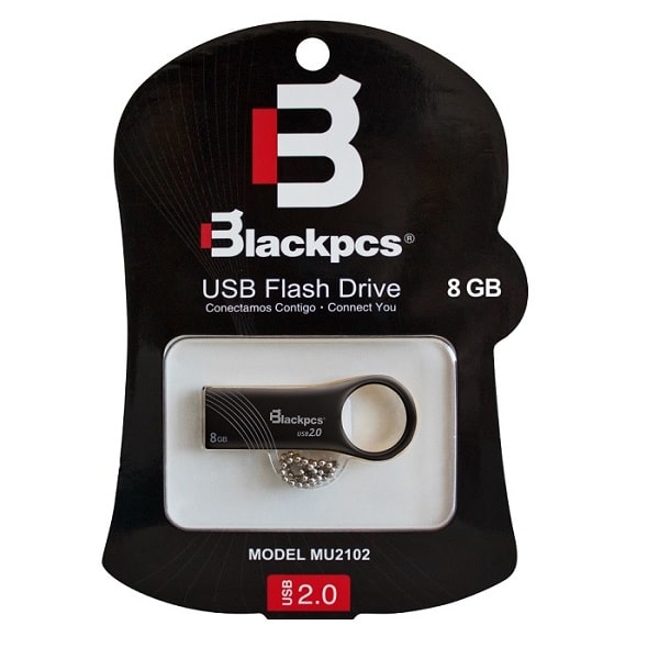 Memoria Flash Usb Blackpcs 2102 8gb Negro Piano Metalica (Mu2102pbl-8)