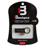 Memoria Flash Usb Blackpcs 2102 8gb Negro Piano Metalica (Mu2102pbl-8)