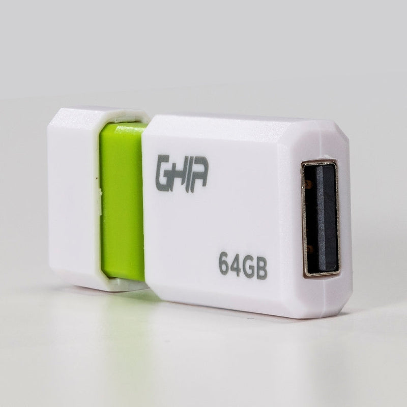 Memoria Ghia 64gb Usb Plastica Usb 2.0 Compatible Con Android, Windows, Mac