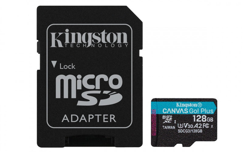 Memoria kingston micro sdxc canvas go! Plus 170r a2 u3 v30(sdcg3/128gb