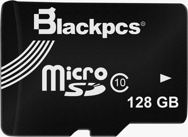 Memoria Micro Sd Blackpcs Cl10 128gb Con Adaptador (Mm10101a-128)
