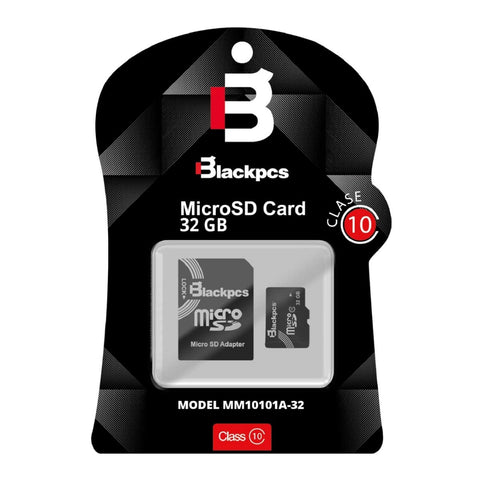 Memoria Micro Sd Blackpcs Cl10 32Gb Con Adaptador (Mm10101A-32)