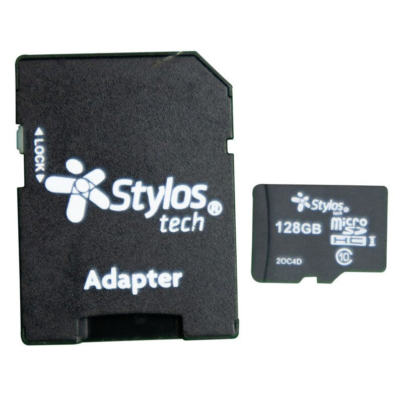 Memoria Micro Sd Stylos 128 Gb C,  A Clase 10  (Stms1281B)
