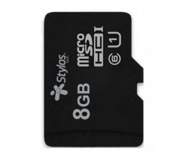Memoria Micro Sd Stylos 8gb S/A Clase 10 (Stmsds1b)