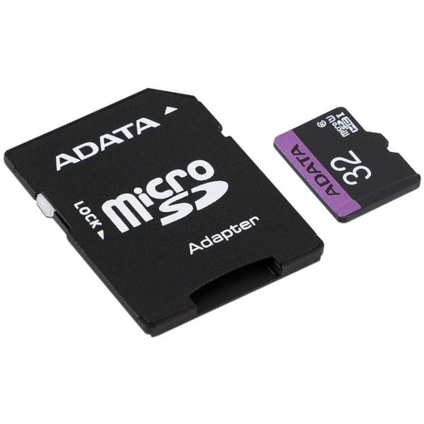Memoria Micro Sdhc Adata 32gb Uhs-I U1 Con Adaptador (Ausdh32guicl10-Ra1)
