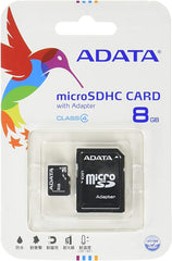 Memoria Micro Sdhc Adata 8gb Cl4 Con Adaptador (Ausdh8gcl4-Ra1)
