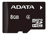 Memoria Micro Sdhc Adata 8gb Cl4 Con Adaptador (Ausdh8gcl4-Ra1)