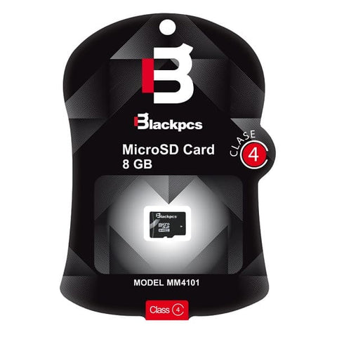 Memoria Micro Sdhc Blackpcs 8gb Clase 4 (Mm4101-8gb)