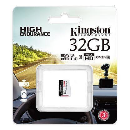 Memoria Micro Sdhc Endurance 95r C10 Kingston A1 Card Only (Sdce/32gb)