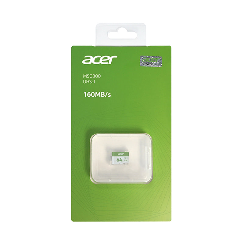 Memoria Micro Sdxc Acer Msc300 64gb, 160mb,S Uhs-I V30 (Bl.9bwwa.302)