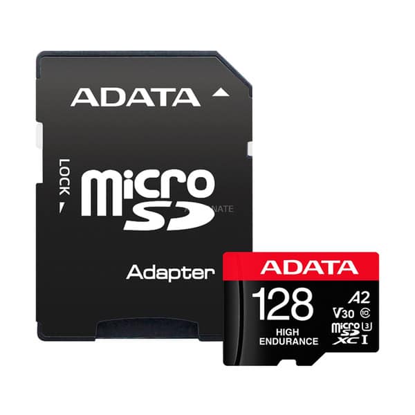 Memoria Micro Sdxc Adata 128gb Uhs-I U3 V30s A2 Con Adaptador (Ausdx128gui3v30sa2-Ra1)