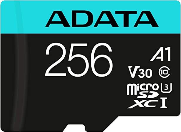 Memoria Micro Sdxc Adata 256gb Uhs-I U3 V30s A2 Con Adaptador (Ausdx256gui3v30sa2-Ra1)