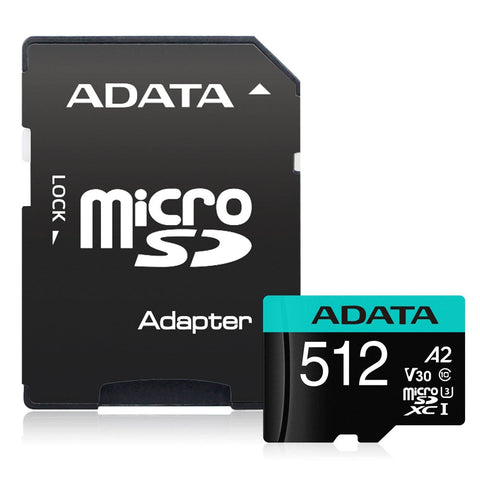 Memoria Micro Sdxc Adata 512gb Uhs-I C10 Con Adaptador (Ausdx512guicl10a1-Ra1)