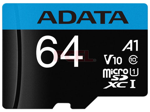 Memoria Micro Sdxc Adata 64gb Uhs-I Cl10 A1 (Ausdx64guicl10a1-Ra1)
