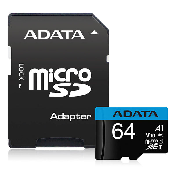 Memoria Micro Sdxc Adata 64gb Uhs-I Cl10 A1 (Ausdx64guicl10a1-Ra1)