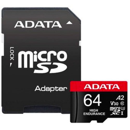 Memoria Micro Sdxc Adata 64gb Uhs-I U3 V30s High Con Adaptador (Ausdx64gui3v30sha2-Ra1)