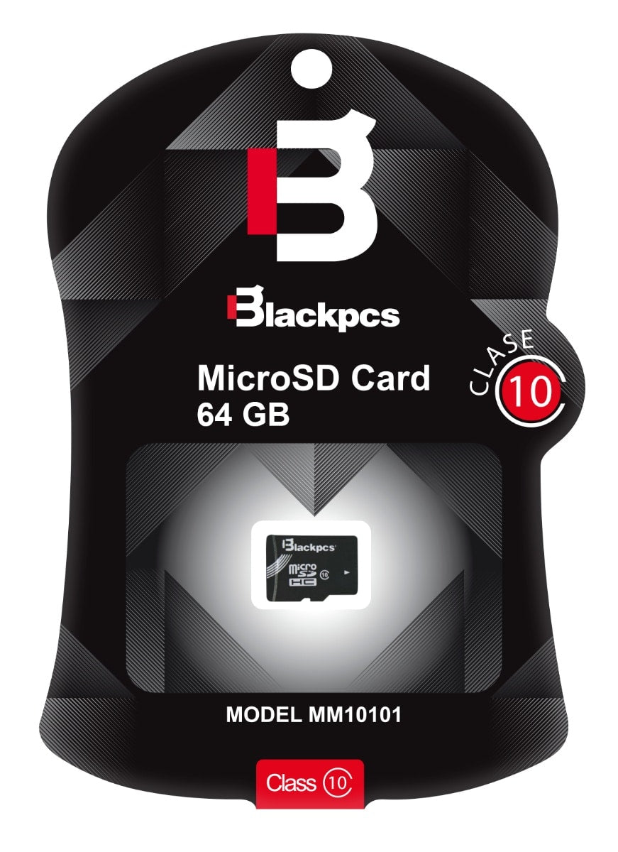 Memoria Micro Sdxc Blackpcs 64Gb Clase 10 (Mm10101-64)