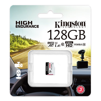 Memoria Micro Sdxc Endurance 95r C10 Kingston A1 Card Only(Sdce/128gb)