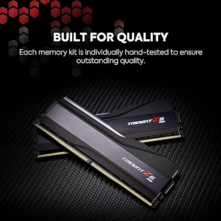 Memoria Ram Gskill Ddr5 5600 Mt/S 2 X 32Gb Trident Z5 Rgb Black