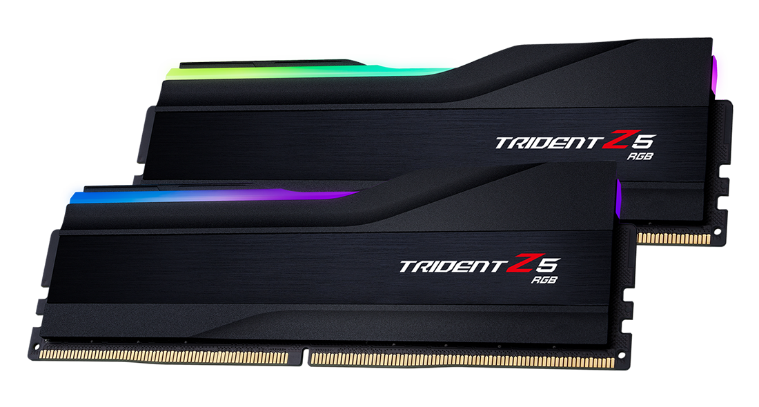 Memoria Ram Gskill Ddr5 6000 Mt/S 2 X 32Gb Trident Z5 Rgb Black