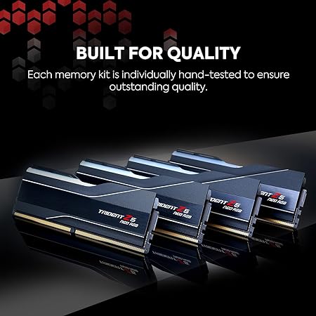 Memoria Ram Gskill Ddr5 6000 Mt/S 2 X 32Gb Trident Z5 Rgb Black