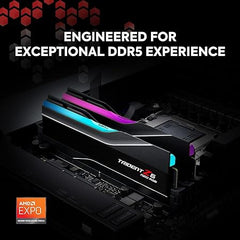 Memoria Ram Gskill Ddr5 6000 Mt/S 2 X 32Gb Trident Z5 Rgb Black