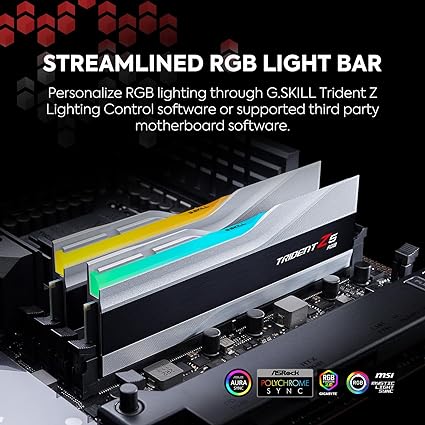 Memoria Ram Gskill Ddr5 8000 Mt/S 2 X 24Gb Trident Z5 Rgb White