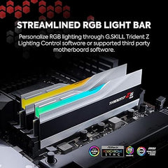 Memoria Ram Gskill Ddr5 8000 Mt/S 2 X 24Gb Trident Z5 Rgb White