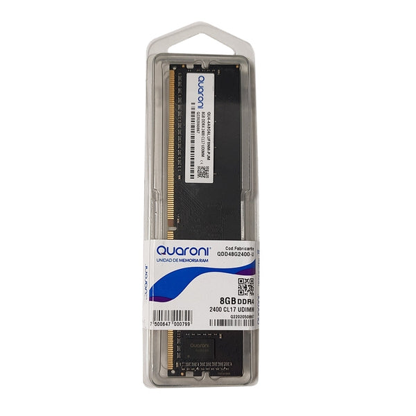 Memoria Ram Quaroni Udimm Ddr4 8gb 2400mhz Cl17 288pin 1.2v