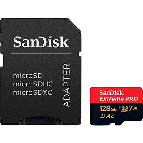 Memoria Sandisk Micro Sd Extreme Pro 128gb V30 A2 (Sdsqxcd-128g-Gn6ma)