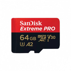 Memoria Sandisk Micro Sd Extreme Pro 64gb V30 A2 (Sdsqxcu-064g-Gn6ma)
