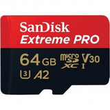 Memoria Sandisk Micro Sd Extreme Pro 64gb V30 A2 (Sdsqxcy-064g-Gn6ma)