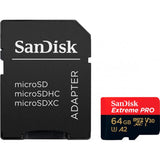 Memoria Sandisk Micro Sd Extreme Pro 64gb V30 A2 (Sdsqxcy-064g-Gn6ma)